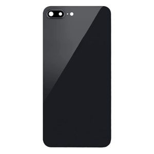iPhone 8 Plus Back Glass w/Camera Frame - Black