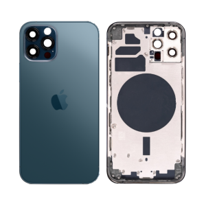iPhone 12 Pro Rear Housing & Back Glass (No Small Parts) - Blue