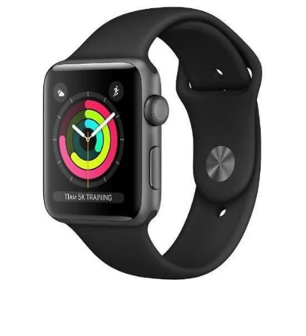 Apple Watch Series 3 Aluminum 38mm GPS (Needs TLC)(C-) Renewed - Space Grey (Battery 70%+)