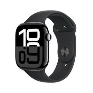 Apple Watch Series 10 Aluminum 46mm GPS (Near New)(A) Renewed - Jet Black (Battery 80%+)
