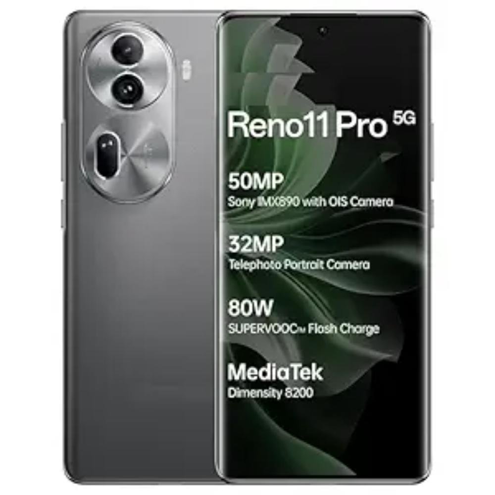 Oppo Reno 11 Pro 5G 512GB (Near New)(A) Renewed - Rock Grey (Battery 80%+)