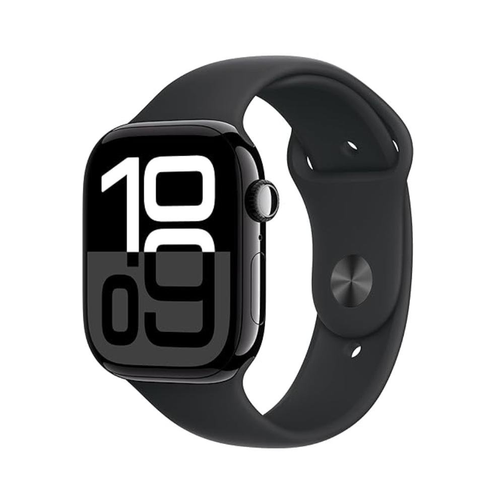 Apple Watch Series 10 Aluminum 42mm GPS (Fair Condition)(C+) Renewed - Jet Black (Battery 80%+)