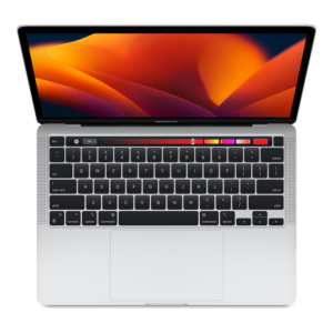 Apple Macbook Pro 13-inch 2022 (A2338) - M2/8GB RAM/256GB (Good Condition)(B-) Renewed - Silver (Battery 85%+)