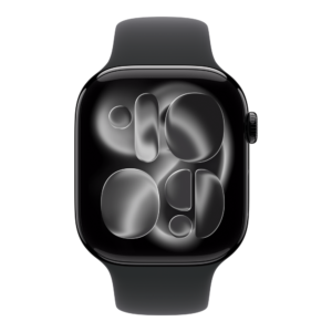 Apple Watch Series 11 Aluminum 46mm GPS (Excellent Condition)(B+) Renewed - Jet Black (Battery 80%+)